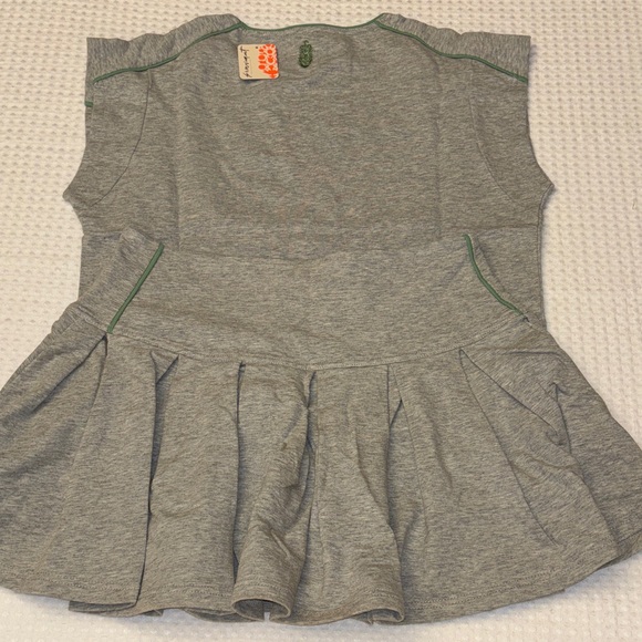 NEW SET! Free People Movement HOME BASE Cap-Sleeve Top Skirt Set GRAY Size SMALL - Picture 8 of 15